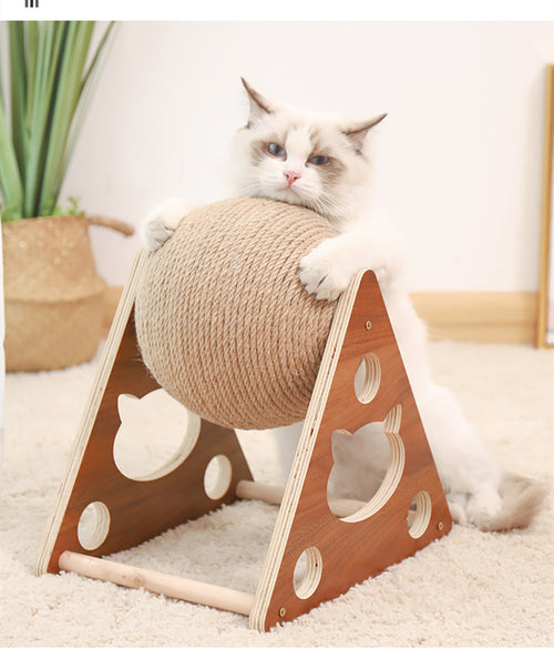 Cat Scratching Ball with Frame