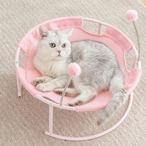 Cat Round Bed Kitten Hammock Nest
