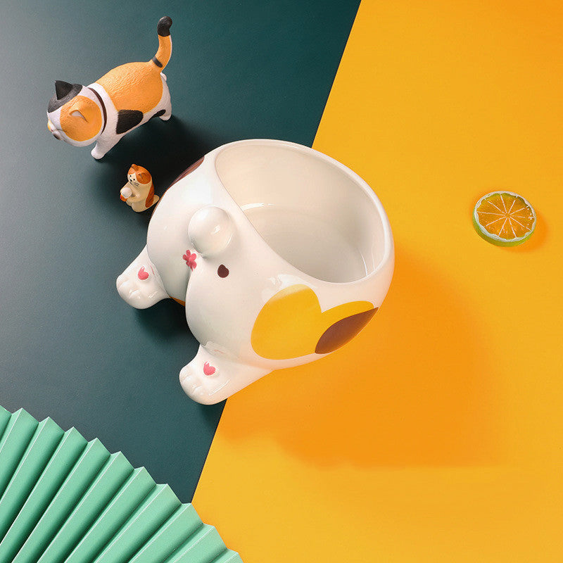 Ceramic Pet Bowl - Cat & Dog Bowl