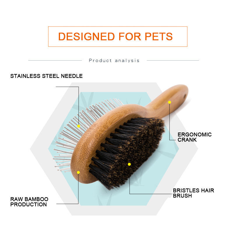 Double-side Pet Comb Dog Cleaning Brush