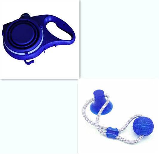 Dog Leash with Water and Cup