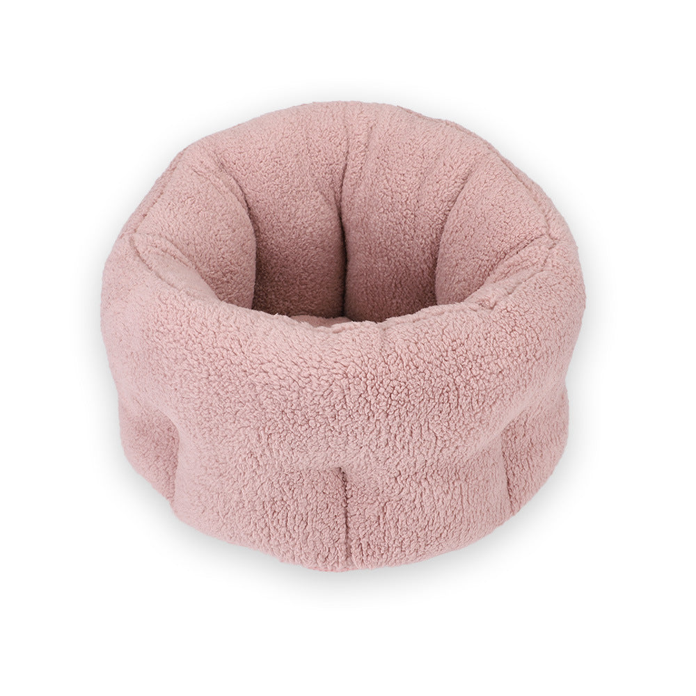 Warm Cotton Calming Pet Donut Bed