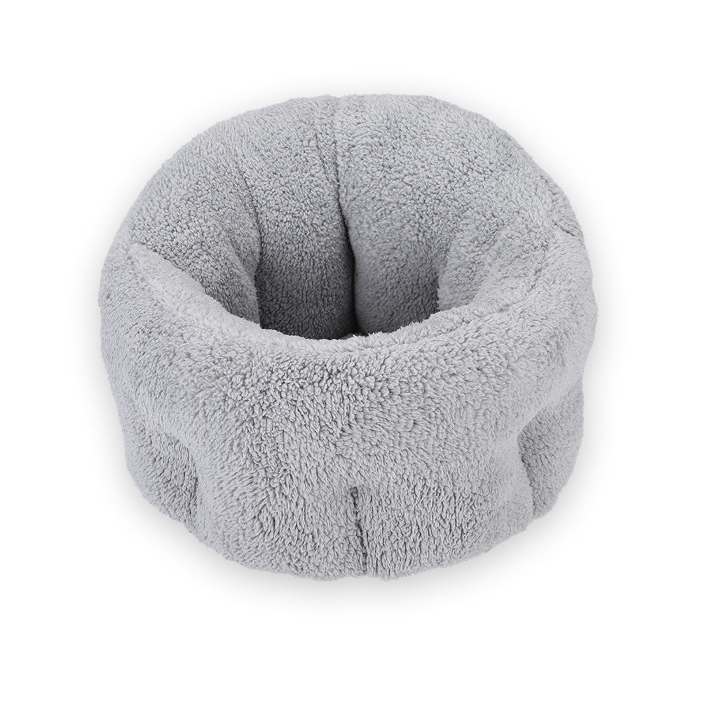 Warm Cotton Calming Pet Donut Bed