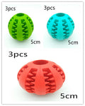 Pet Slow Feeder Rubber Ball Toy