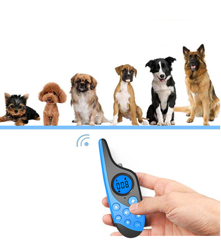Rechargeable Remote Control Dog Training Device Bark Stopper