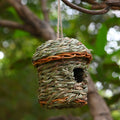 Hand-Woven Straw Bird House