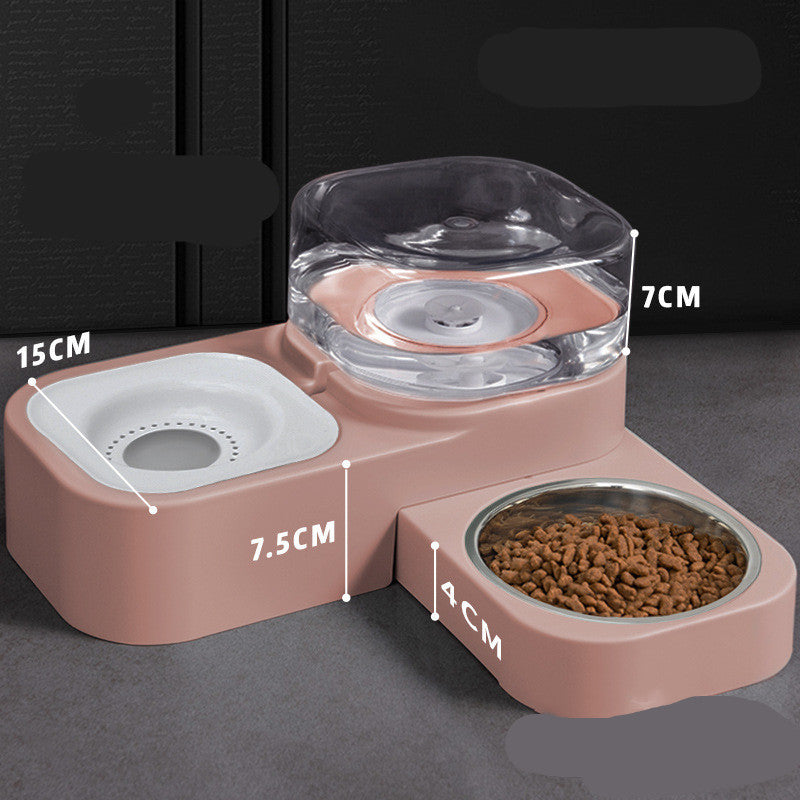 Elevated Food Bowl and Water Dispenser