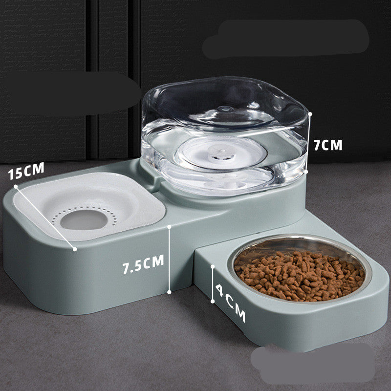 Elevated Food Bowl and Water Dispenser