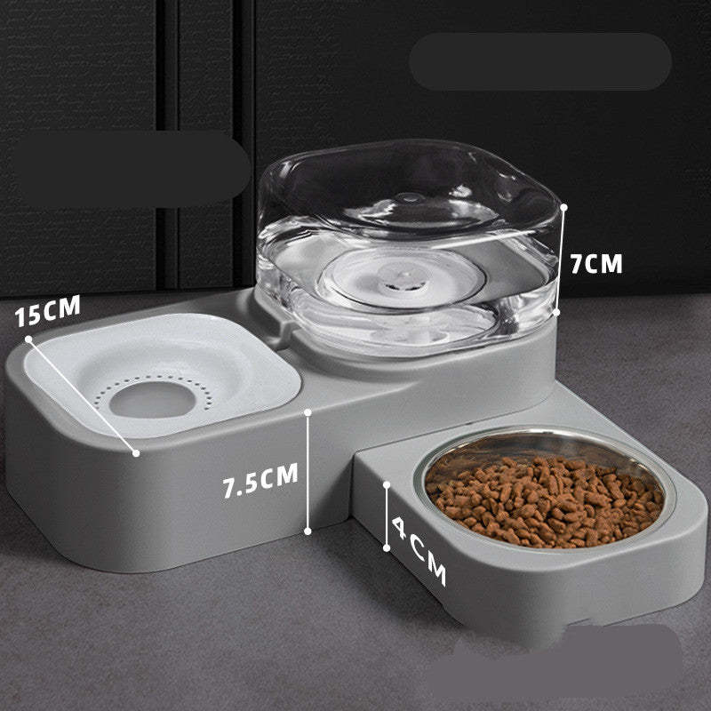 Elevated Food Bowl and Water Dispenser