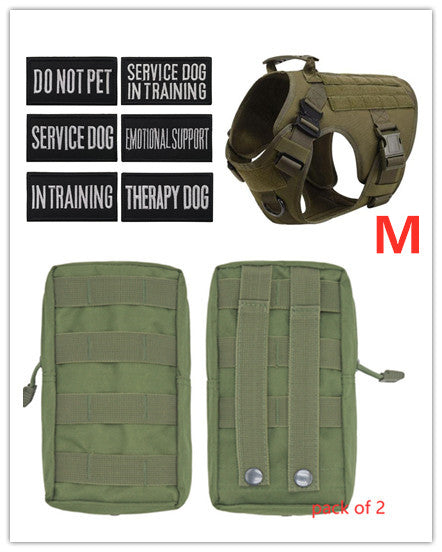 Military Tactical Adjustable Dog Harness