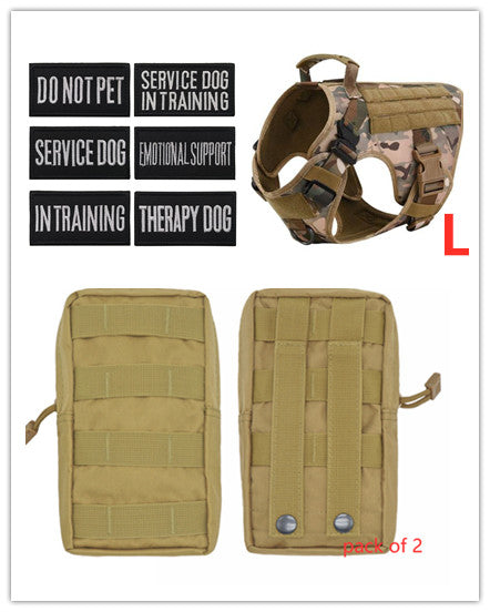 Military Tactical Adjustable Dog Harness