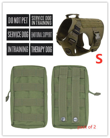 Military Tactical Adjustable Dog Harness