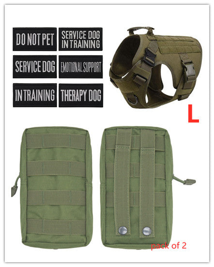 Military Tactical Adjustable Dog Harness
