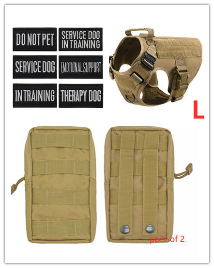 Military Tactical Adjustable Dog Harness