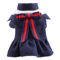 Autumn And Winter Woolen Cloth Student British Style Dress Cat Costume