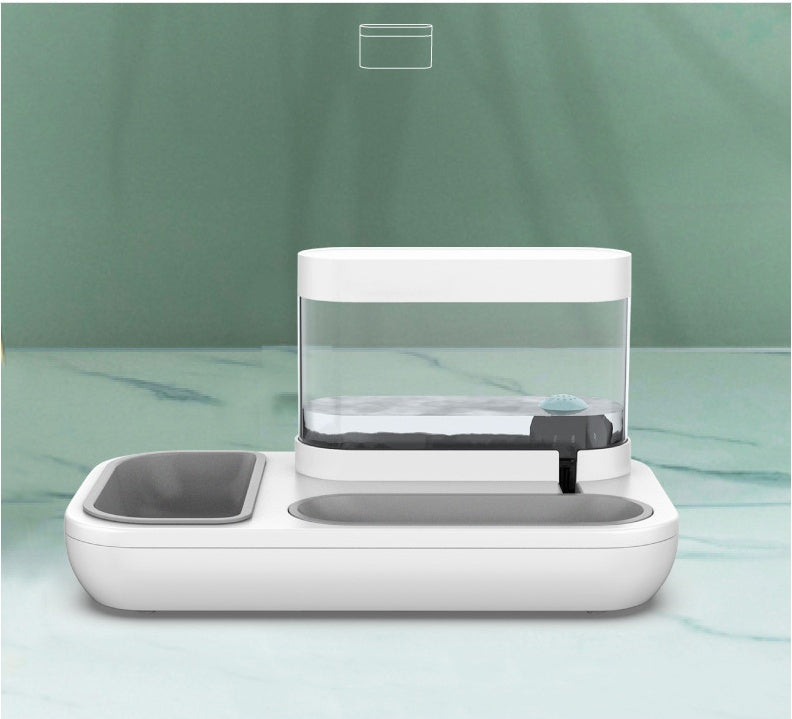 Pet Food Bowl with Automatic Water 1.5L Capcity