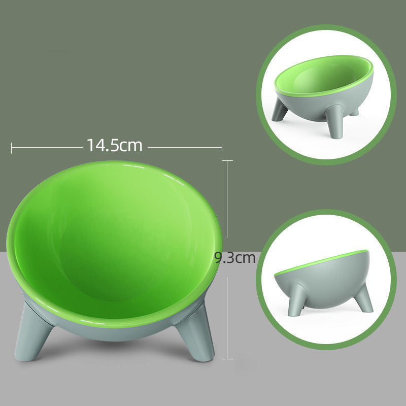 Pet Oblique Bowl with Stand