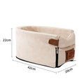 Soft-sided Pet Car Carrier Pet Safety Car Basket Bed