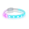 Dog Flash Collar USB Charging Anti-Lost Silicone Necklace