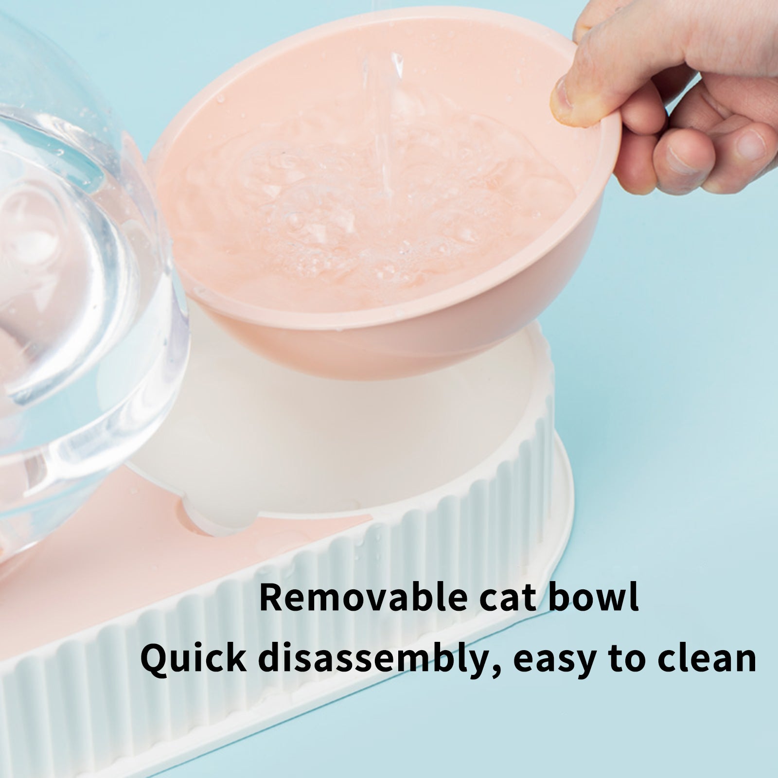 Plastic Automatic Feeder & Drinker - Cat Dog Drinking Animal Pet Bowl Water Bowl For Pets Dog Automatic Drinkers