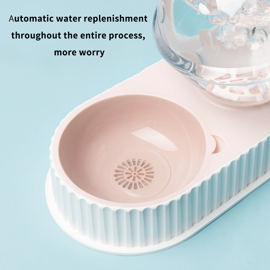 Plastic Automatic Feeder & Drinker - Cat Dog Drinking Animal Pet Bowl Water Bowl For Pets Dog Automatic Drinkers