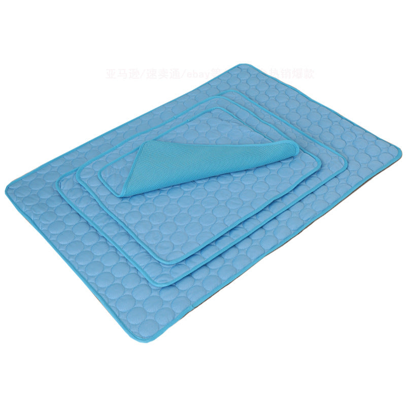 Ice Silk Cooling Pad Pet Bed