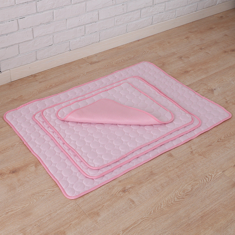 Ice Silk Cooling Pad Pet Bed