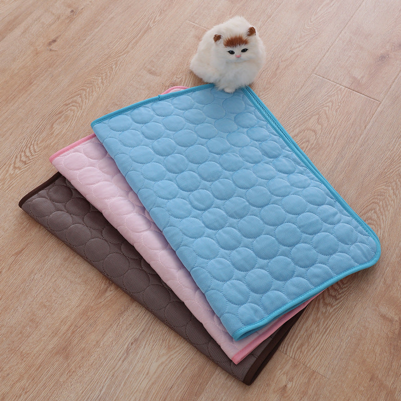 Ice Silk Cooling Pad Pet Bed