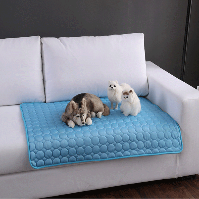 Ice Silk Cooling Pad Pet Bed