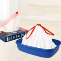 Thick Drawstring Cat Litter Box Bag
