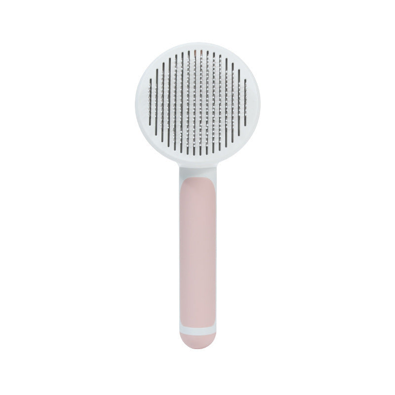 New Round Handle Pet Comb Sticky Bead Massage Comb