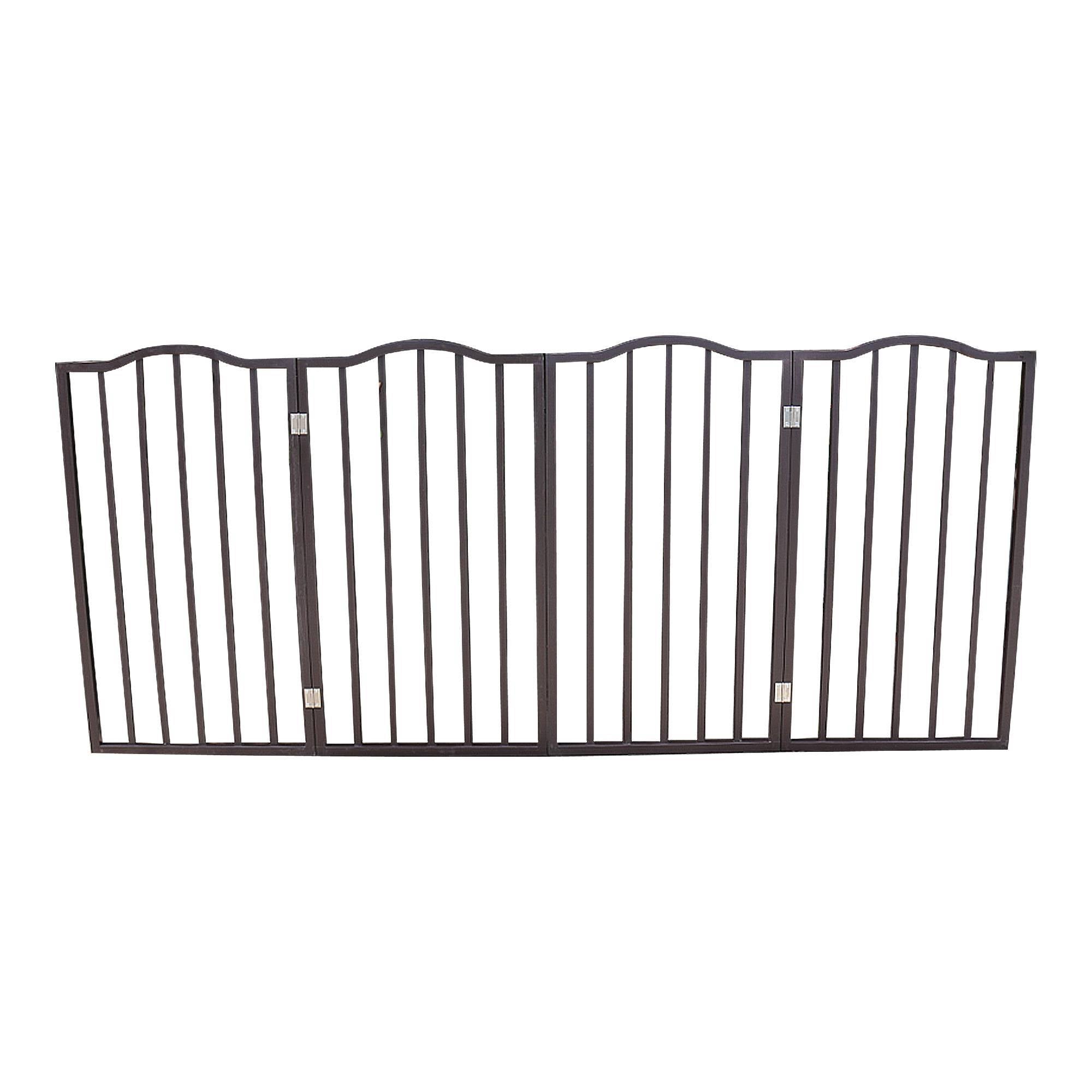 Pet Gate,Dog Gate For Doorways,Stairs Or House,standing, Folding,Arc Wooden