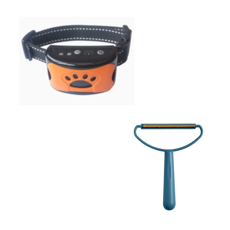 Dog Bark Arresting Training Collar with Vibration Sound Remote Control