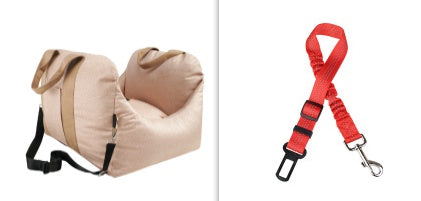 Dog Car Carrier Safety Seat - Waterproof Travelling Car Seat