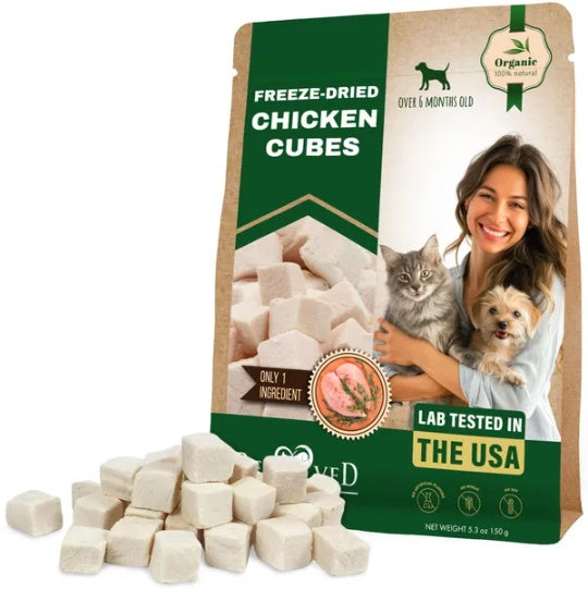 Frieze Dried Cubes For Cats and Dogs 5.3 Oz 150 G