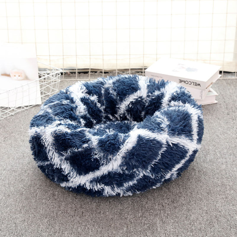 Warm Plush Donunt Bed for Dog & Cat