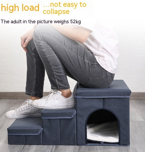 Cat Kennel Cage Multifunctional Dog Stairs Upper Bed Sofa Puppy Climbing Pet Supplies