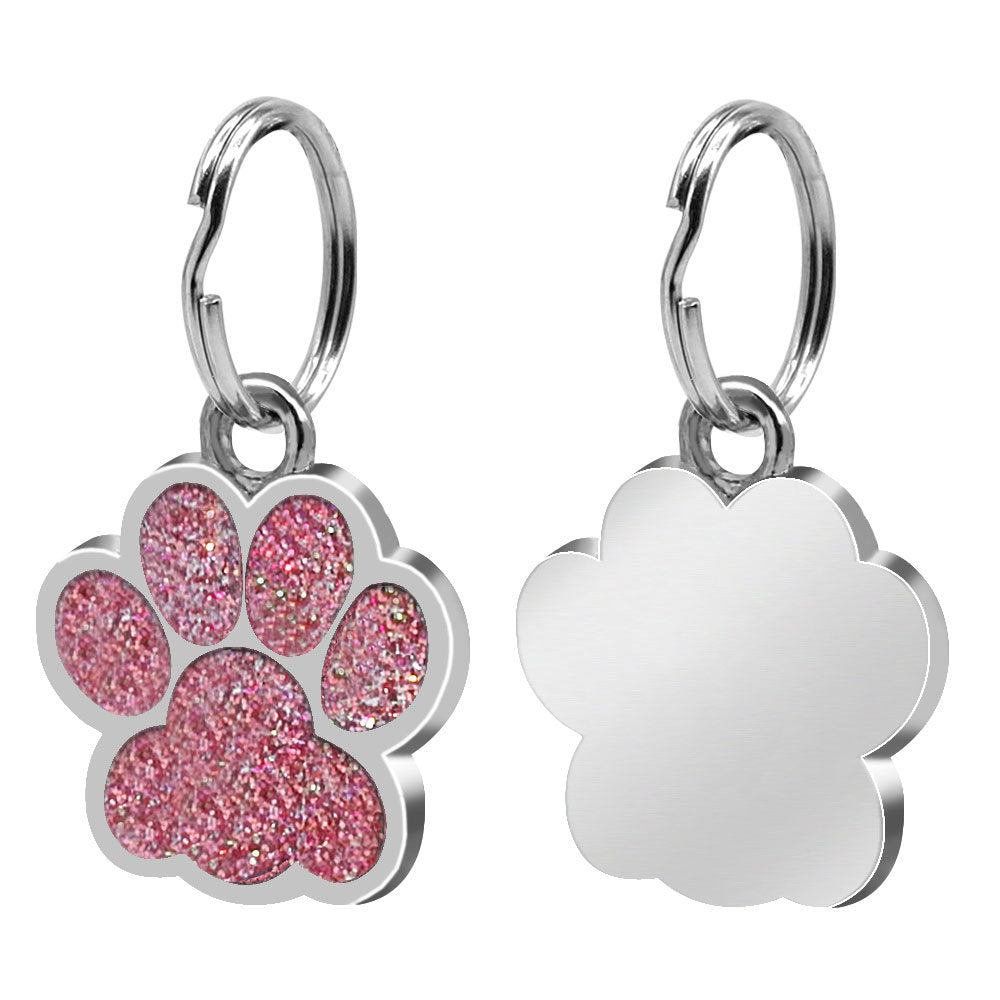 Pet Tag Footprint Dog
