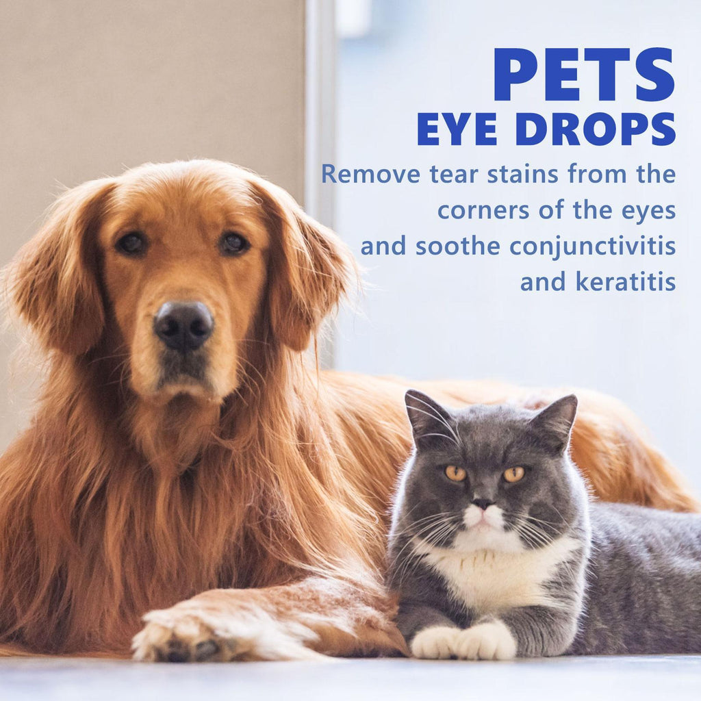 Igbang Eye Drops For Cats And Dogs Formulated With Vitamin B6 And Taurine, They Relieve Red, Itchy Eyes, Conjunctivitis, And Tear Stains.