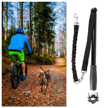 Hand-fress Leash Bicycle Walking Dog Leash Dog Chain