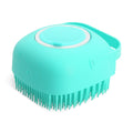 Silicone Bath Brush with Soap Dispenser - Handheld Body Scrubber Exfoliator