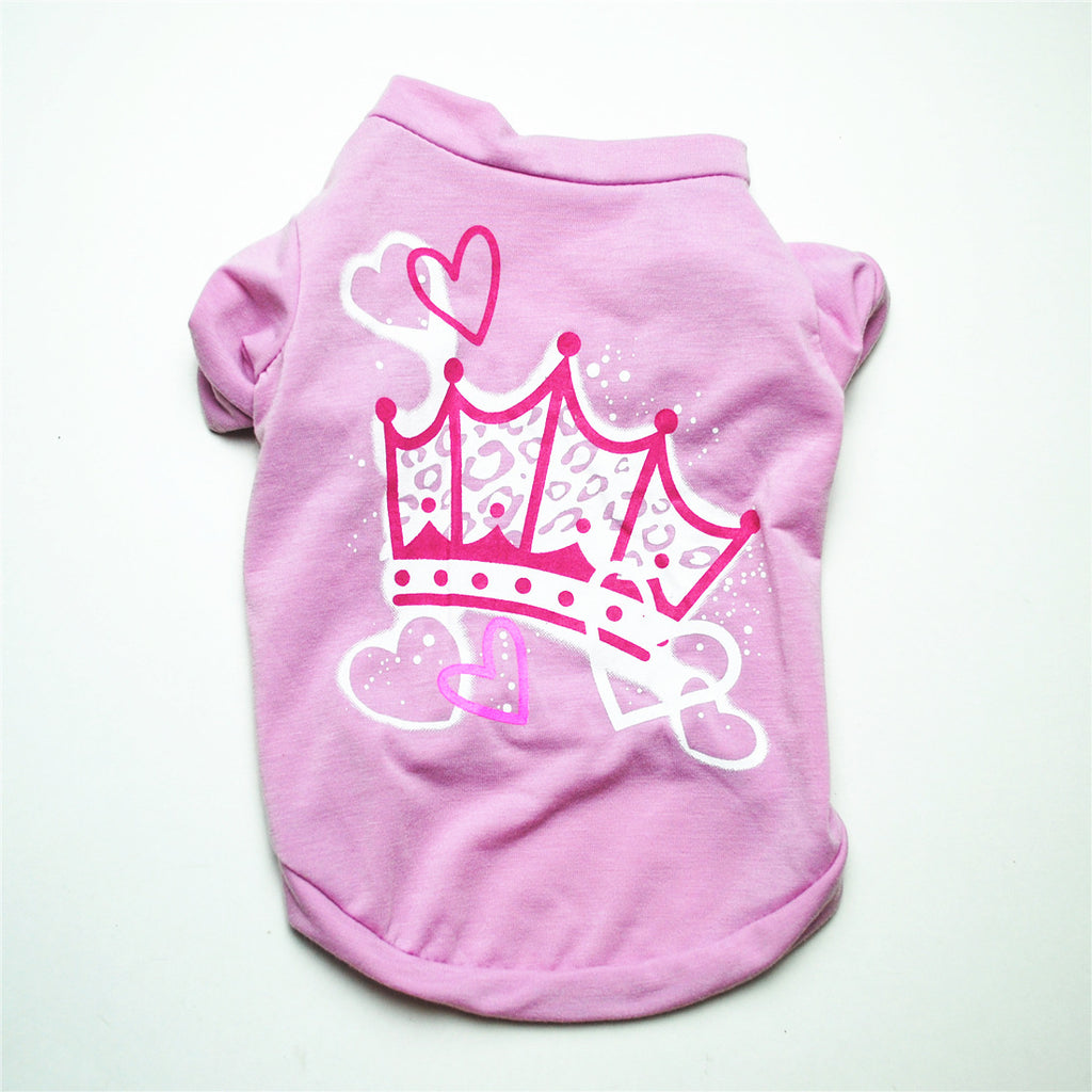 Breathable cotton vest for dogs