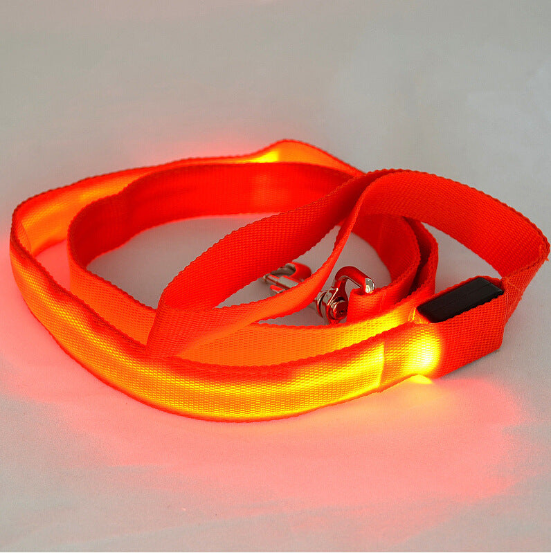 LED Glowing Dog Leash Glowing Pet Leash