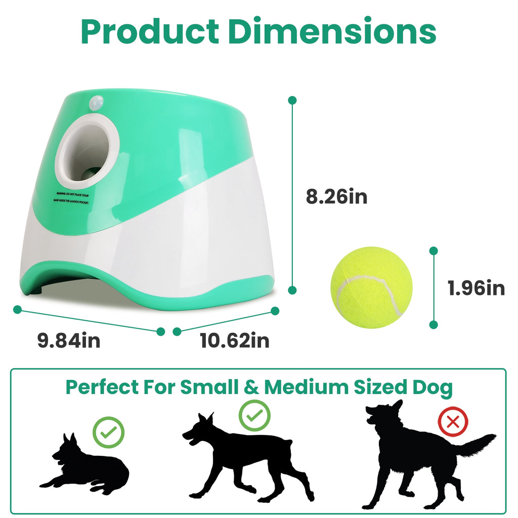 Automatic Dog Ball Launcher with Adjustable Distance (only ships inside USA)
