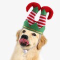 Pet Christmas Hat Funny Striped Clown Hat