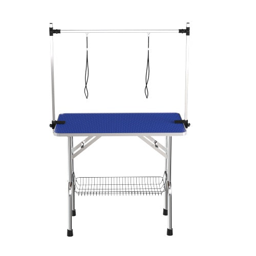 36 Inch Folding Pet Grooming Table Heavy Duty Stainless Steel