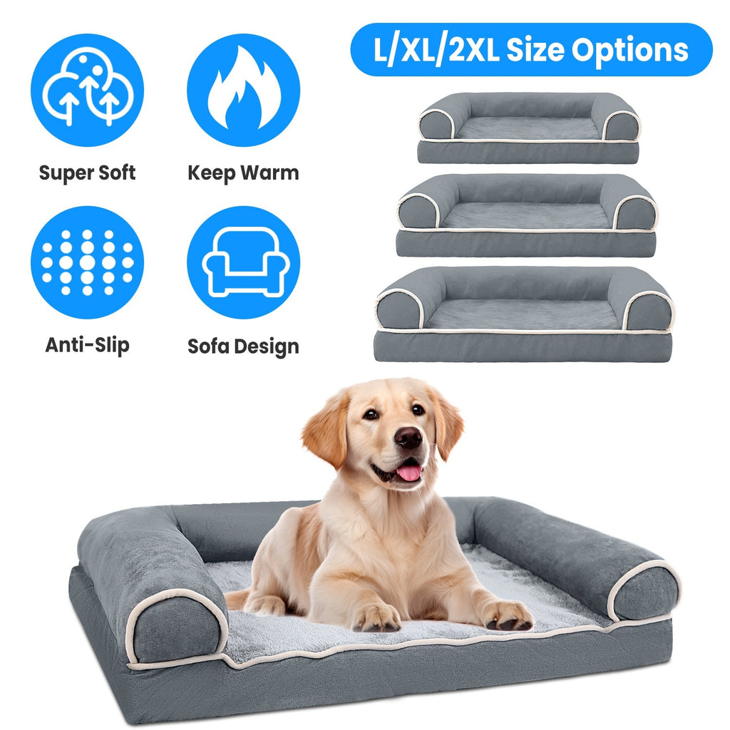 1Pc Dog Bed Pet Bed Sofa Dog Couch Pet Cushion Carpet Mattress With Washable And Removable Cover For Medium Large Dogs