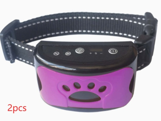 Dog Bark Arresting Training Collar with Vibration Sound Remote Control