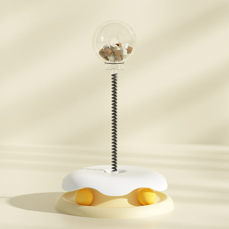 Cat Food Leakage and Turntable Ball Toy