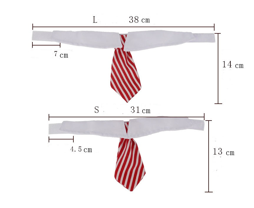 Pet bow tie tie child baby tie cartoon print small tie spot